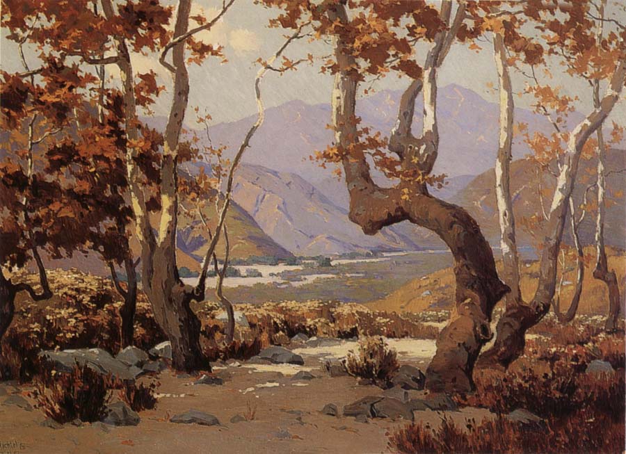 Elmer Wachtel Golder Autumn,Cajon Pass